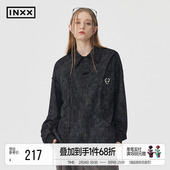 男绑带结构设计套头卫衣上衣 机能感翻领polo衫 INXXAPYD 时尚