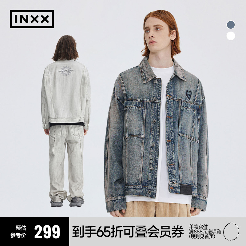 复古潮流秋新品情侣牛仔外套