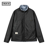立领纯色短外套刺绣标夹克男女同款 INXX XSF4141512