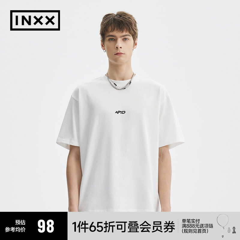【INXX】APYD潮牌简约宽松休闲短袖T恤男女同款APE2010710