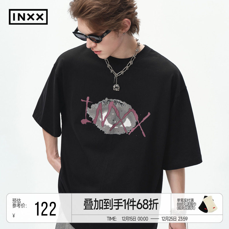 INXX潮牌男女同款夏新品短袖T恤