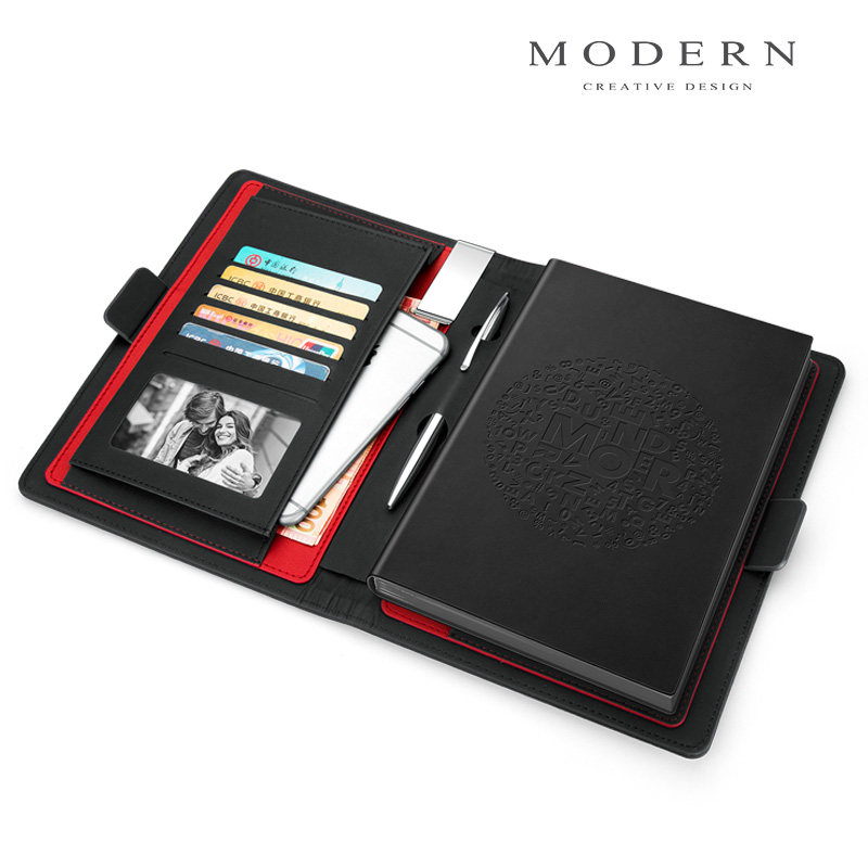 modern商务办公用皮面手帐笔记本