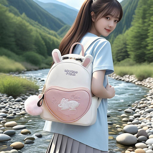 可爱小背包骑行双肩包儿童旅游包包女童秋游少女学生2025新旅行包