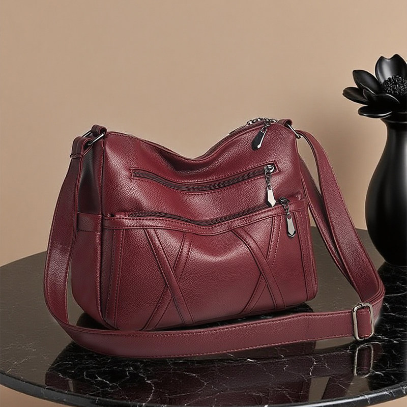 2025新款包包秋冬送妈妈方包黑色上班拎包女包斜挎包高级感正品包