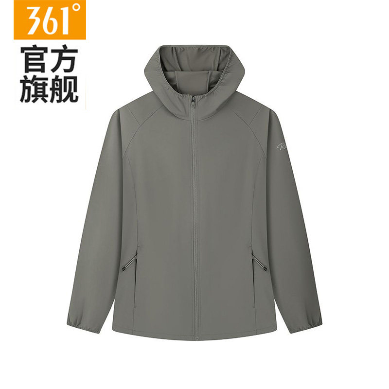 361女款运动外套2026秋季新款防风连帽单风衣修身户外休闲外套女