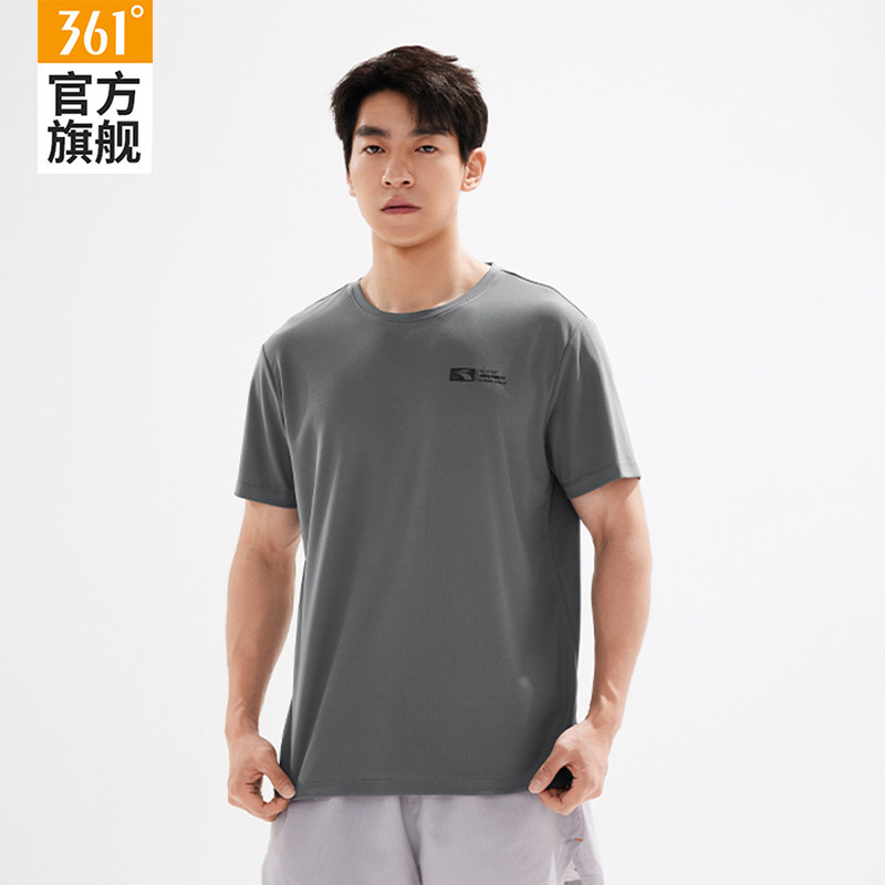 361运动短t男款2026夏季新款透气速干短袖上衣健身圆领T恤跑步服