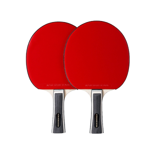 361乒乓球拍双拍儿童初中生初学者专业级高弹力直拍横拍混拍套装