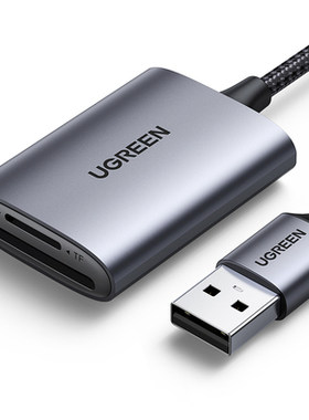 绿联80887USB3.0多功能读卡器带短线款Sd/TF双卡双读=CM401