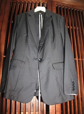 赔钱清仓不退换chi'c英伦气质修身职业黑色修身小西服外套上衣