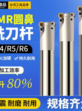 emr圆鼻铣刀杆 数控刀杆r4r5r6飞刀杆加工中心刀杆 牛鼻刀 铣刀杆
