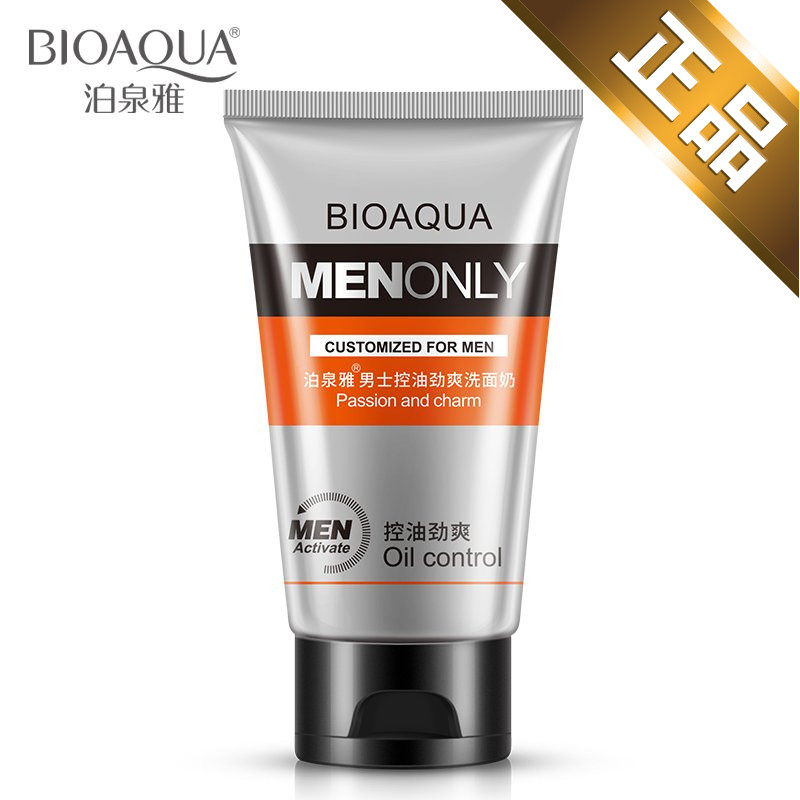 BIOAQUA泊泉雅控油劲爽男士洗面奶 球迷清洁油脂 干净清爽洁面乳|ruв категории Средства для ухода за собой, мужчин уход (новая), Мужчины чистки - от Buy2taobao.com для оказания профессиональной услуги покупки агента Taobao