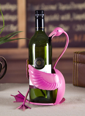 TOOARTS火烈鸟酒架工艺品创意家居动物装饰样板房客厅摆件礼品