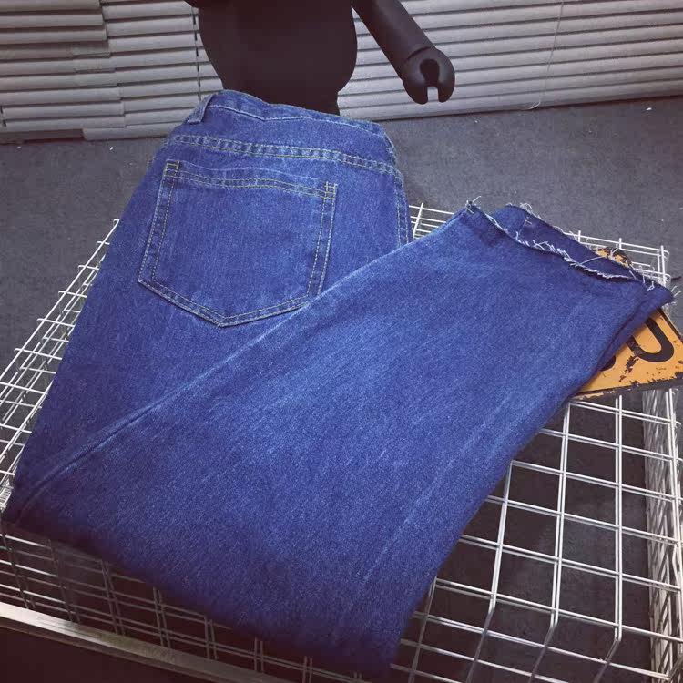 Jeans pour adolescent droite en vrac pour été - Ref 1462996 Image 3