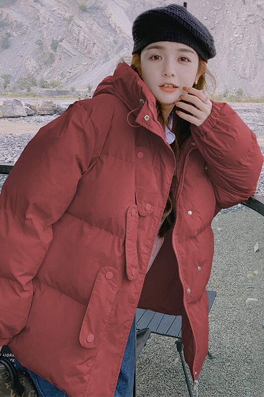 【新款】现货连帽白鸭绒羽绒服2252p235k348,女装羽绒服,Mushroom