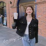 【秋冬款】现货现货含30毛小香风短款毛呢外套2249p135k188，女装毛呢外套，Mushroom