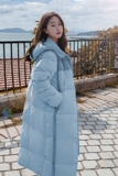 [双十一主推款]已做大货款拼接超长款羽绒服2259-p295k408，女装羽绒服，Mushroom