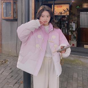 高级感小个子渐变色棉衣2463P175 短款 现货 K268 冬季