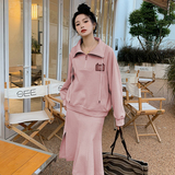 【2022春】7天出货可爱学院风卫衣裙套装011-951-p140-k198，女装卫衣/绒衫，Mushroom