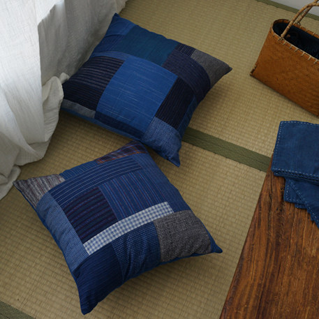【时舟】手织布 土布 老粗布 双面拼布 座椅 飘窗靠枕 席地靠枕,居家布艺,靠垫/抱枕,淘宝优惠券,粉丝福利购,淘宝优惠卷