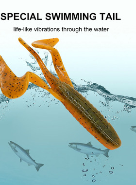 ESFISHING 倒钓路亚软饵CRAW 蟹形软饵115毫米13.8克4条鲈鱼石斑