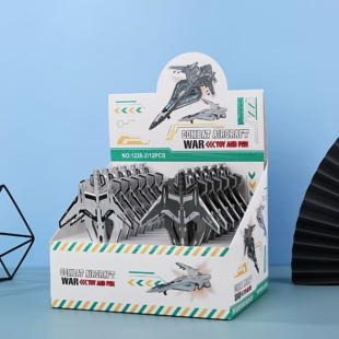 韩国创意飞机造型中性笔无影机造型笔战斗机模型发光飞机笔奖品礼