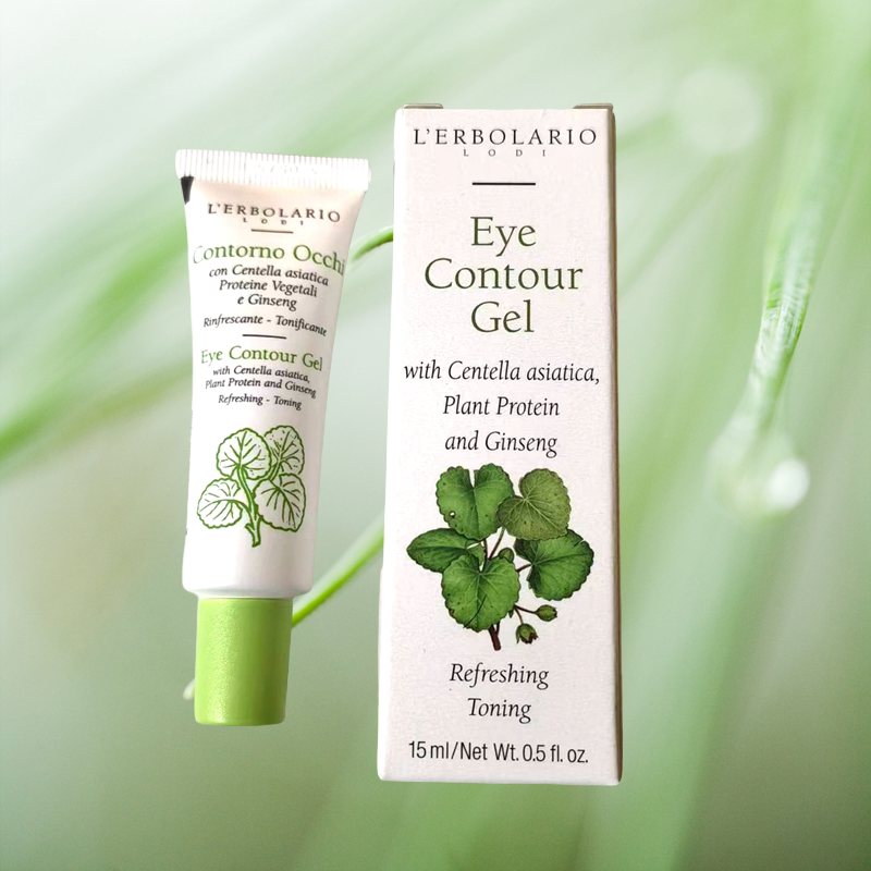 意大利蕾莉欧人参积雪草眼部凝胶缓解眼袋黑眼圈滋养不油腻包邮