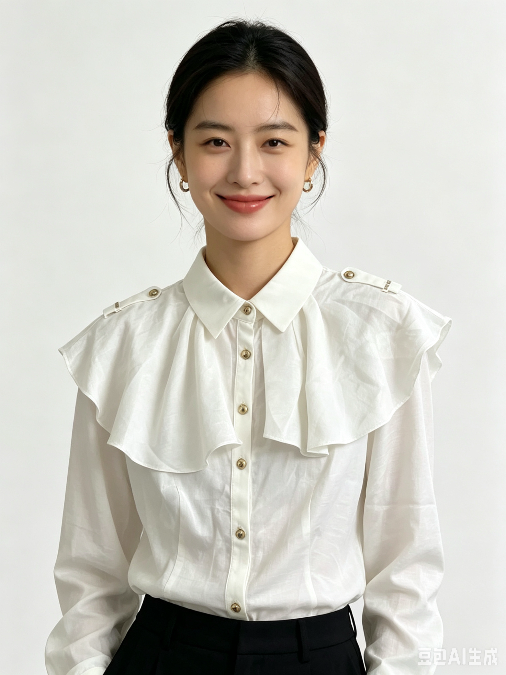 衣讯品牌撤柜白色衬衫女2026新款法式别致长袖雪纺衬衫春秋季上衣