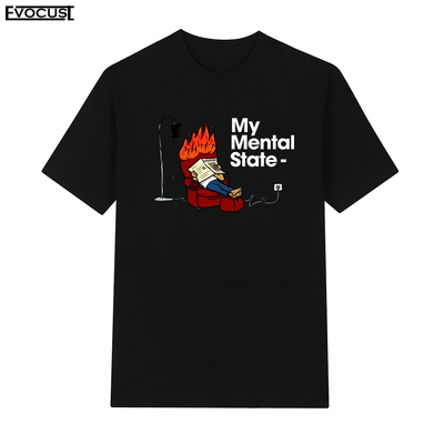 不交智商税my mental state我的精神状态老友记钱德勒短袖T恤男女