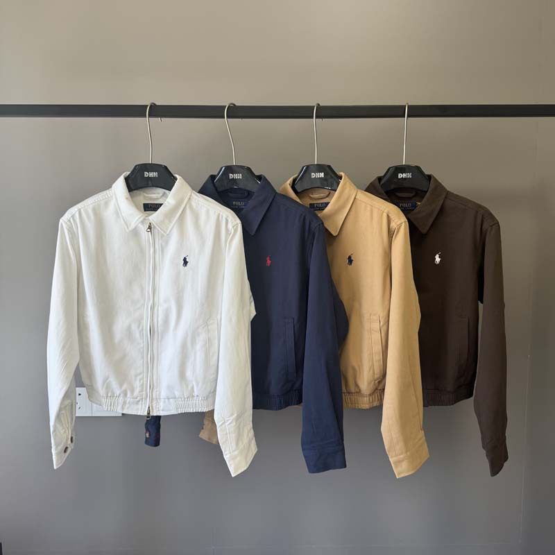 RL拉夫小马标刺绣拉链翻领夹克简约polo老干部经典款休闲外套女,运动服/休闲服装,棒球服,淘宝优惠券,粉丝福利购,淘宝优惠卷