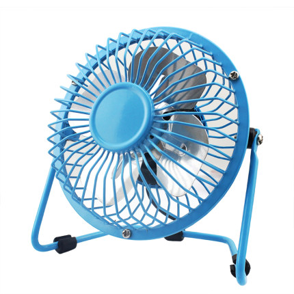 由噻 usb风扇4寸 金属静音 小电风扇 办公室电脑 迷你USB风扇