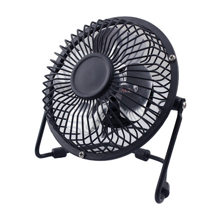 由噻 usb风扇4寸 金属静音 小电风扇 办公室电脑 迷你USB风扇