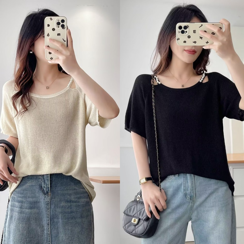 大码爆款洋气时尚百搭针织衫