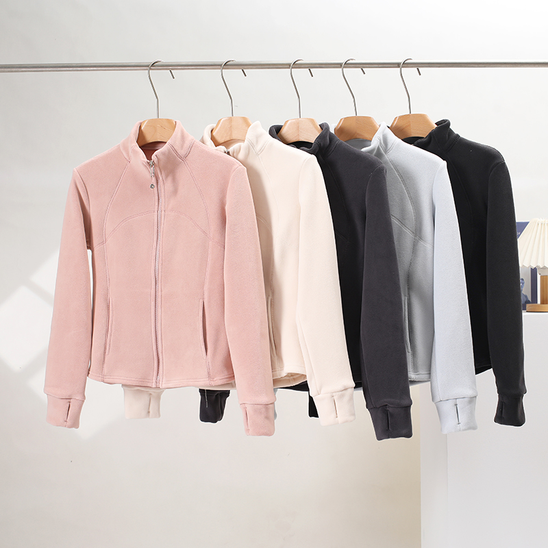 修身奥粒绒防风外套加绒立领卫衣