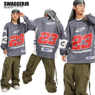 儿童潮服hiphop嘻哈舞蹈表演服