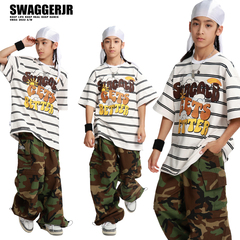 Swagger.JR儿童街舞演出服男童嘻哈hiphop表演服女童爵士舞潮服