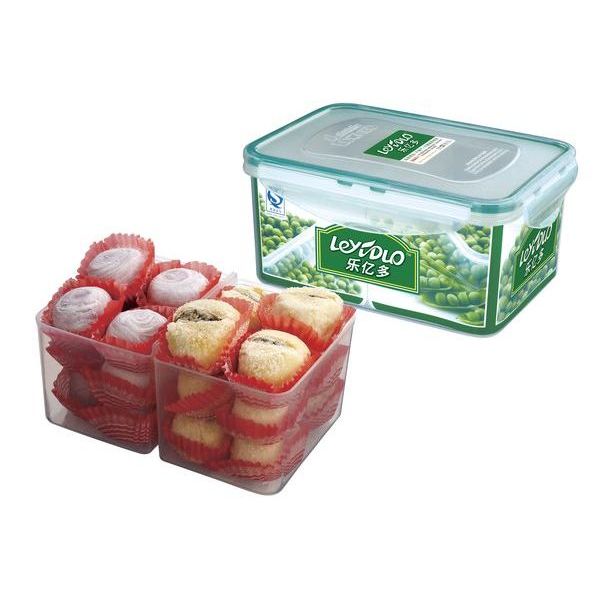 乐亿多密封防漏分隔厨房保鲜盒