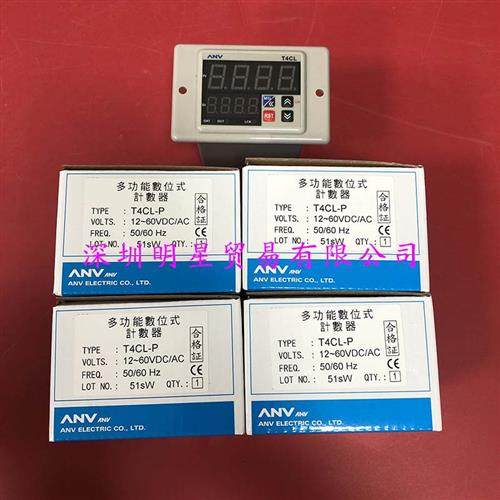 T4CL-P 24V时间继电器台湾ANV计数器原装正品假一罚十