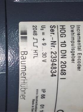 Baumer堡盟编码器 HOG10 DN 2048I 增量式编码器HOG10DN2048I