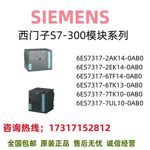 S7-300模块6ES7317/AK/EK/TF/TK/UL/AB/2/6/7/14/13/10/0