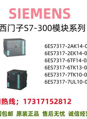 S7-300模块6ES7317/AK/EK/TF/TK/UL/AB/2/6/7/14/13/10/0