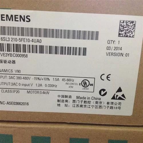 6SL3210-5FE10-4UA0 V90伺服驱动器0.4kw/6SL32105FE104UA0