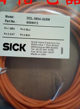 全新 现货SICK施克连接线YF2A14-050UB3XLEAX 2095608质保一年