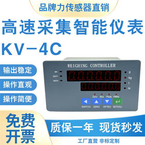 雷泰高精度称重传感器显示仪表压力扭矩控制器重力拉力测力峰值表