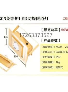 GRD805免维护LED防爆隧道灯(50W)照明设备