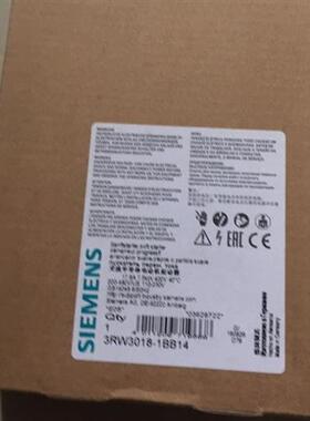 3RW3018-1BB14 软启动器17.6A 7.5KW/400V 3RW3018-1BB14