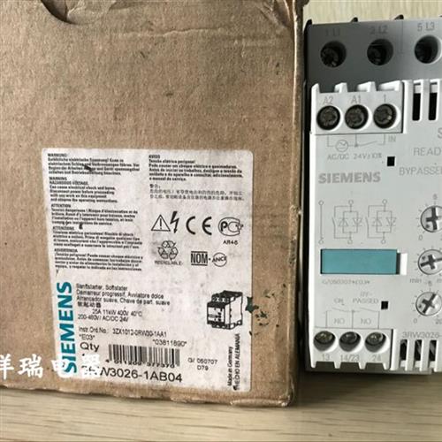 原装正品软启动3RW3026-1AB04