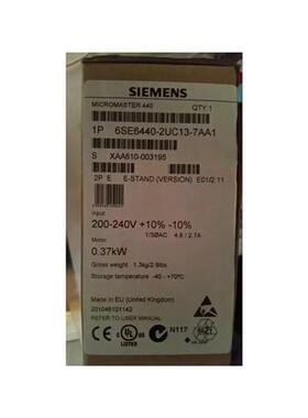 6SE6440-2UC13-7AA1MM440变频器0.37KW 6SE64402UC137AA1