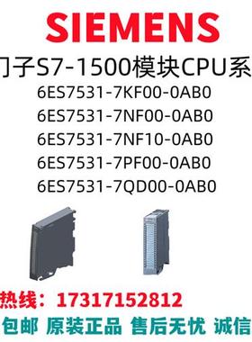 S7-1500模拟输入CPU模块6ES7531/KF/NF/PF/QD/AB/7/00/10/0
