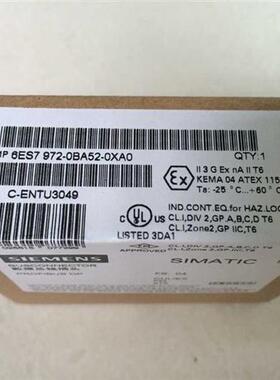 6ES7972-0BA52-0XA0 原装PROFIBUS DP接头 6ES7 972-OBA52-OXAO