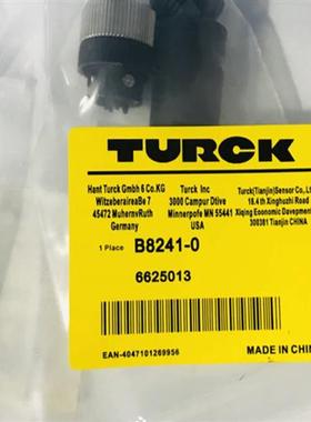 全新德国 TURCK 传感器B8241-0  连接器 6625013